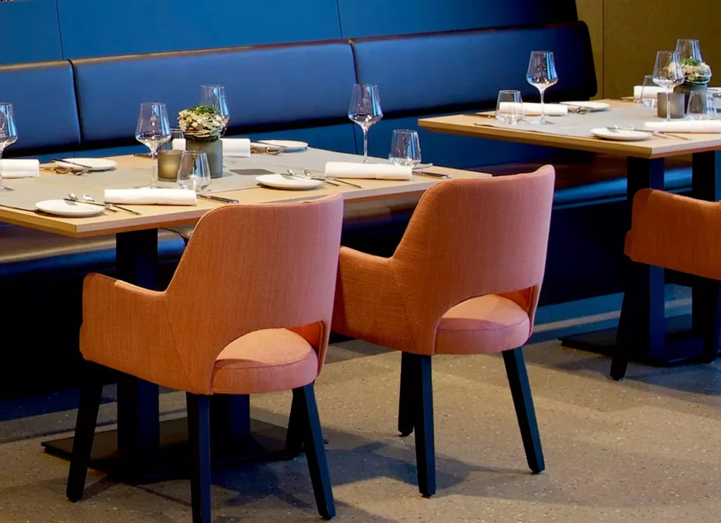 Innenansicht Restaurant Kachatelier Manternach Luxembourg